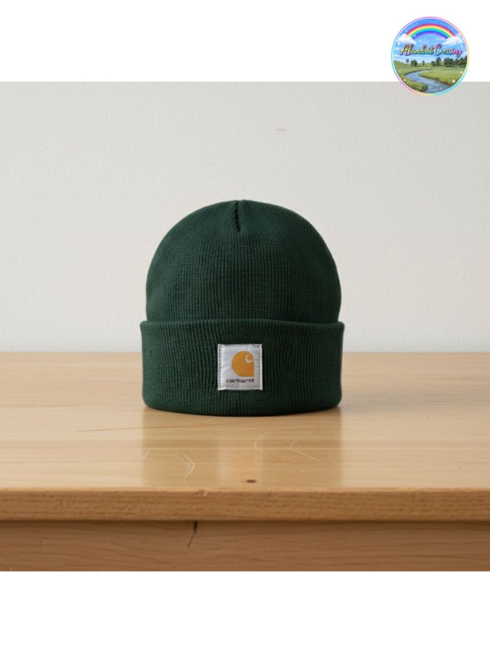 Carhartt Men's Knit Beanie Traditional Beanie Styling Label Front